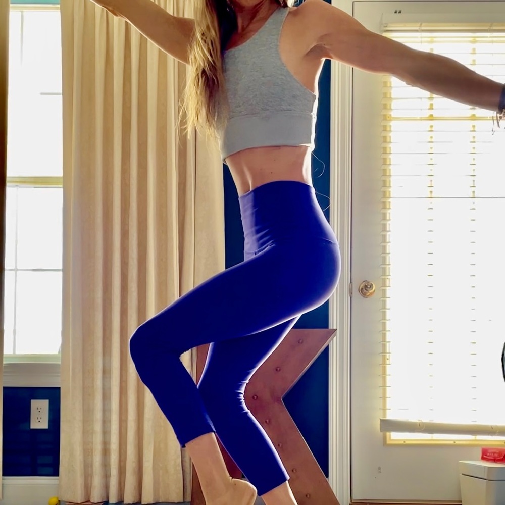 Lululemon Wunder Under High-Waisted Crop in Electrified Purple